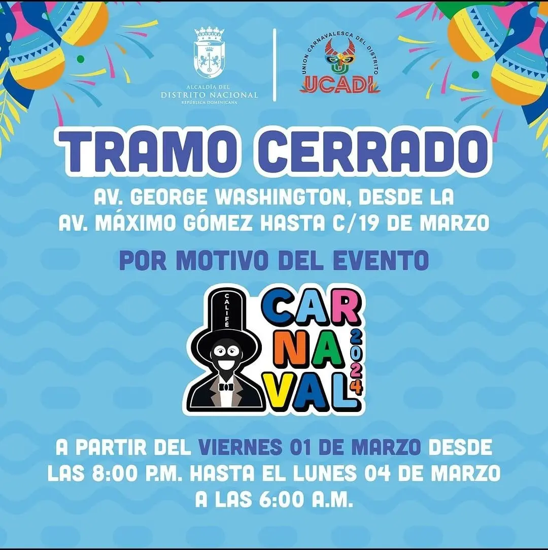 Cerrar N Tramo En La Av George Washington Por Carnaval De SD 2024   65e2509e77b23 Whatsapp Image 2024 03 01 At 54903 Pm .webp