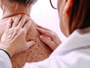 Las manchas en la piel pueden ser causadas por los rayos UV, quemaduras, infecciones, acné o la edad