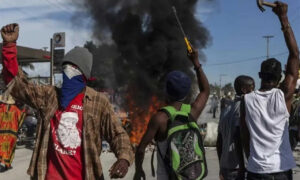 Violencia en las calles de Puerto Príncipe