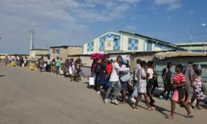Mercado fronterizo entre República Dominicana y Haití