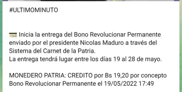 MONTO Bono Revolucionar Permanente abril 2024 guía para COBRAR 2