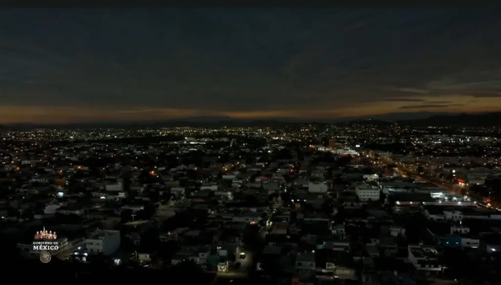 Así se divisó la ciudad de Mazatlán en México por el eclipse solar del 8 de abril