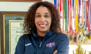 Dinanyiris fue distinguida con la Medalla al Mérito de la Mujer Dominicana 2024 en la Categoría Deporte. FUENTE EXTERNA