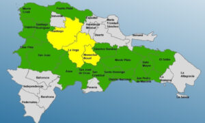 Mapa de Santo Domingo (vía COE)