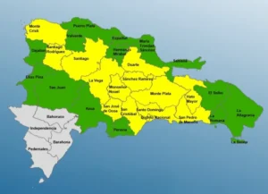 COE aumenta a 14 provincias en alerta amarilla y 14 en verde