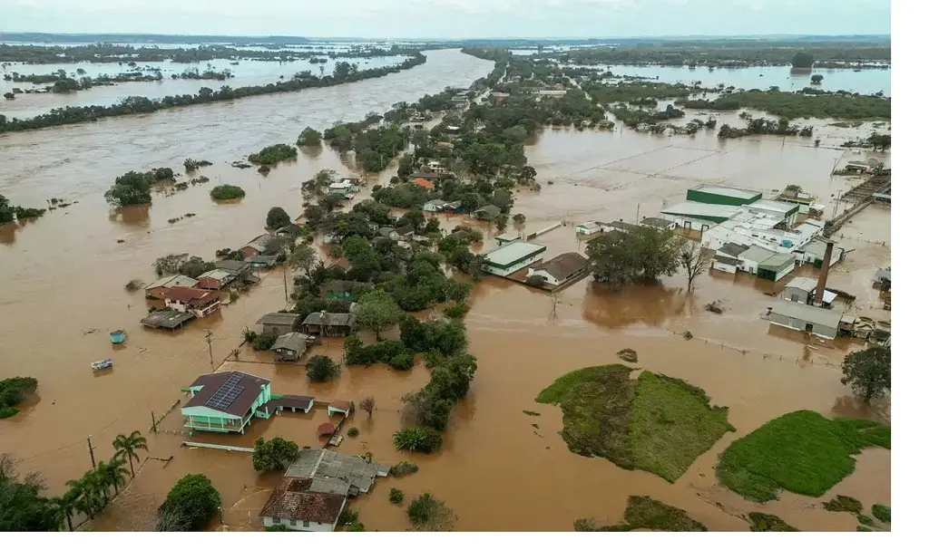 Inundaciones en el sur de Brasil