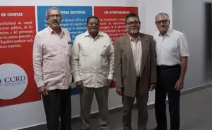 José G. Guerrero, Manuel Otilio Pérez Pérez, Carlos Andújar y Marcial Najri. FUENTE EXTERNA