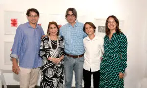 Luis Oswaldo Sarabia, Luisa Pérez, Luis Diego Sarabia, Antonio Sarabia y Nora Reyes. FUENTE EXTERNA