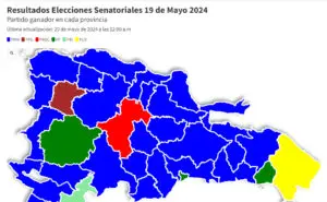 Mapa político de ganadores de las elecciones 2024