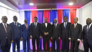 Miembros del Consejo Presidencial de Transición (Foto Externa)