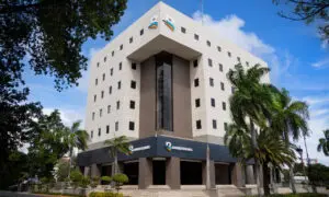 Fachada del Banco de Reservas de la República Dominicana