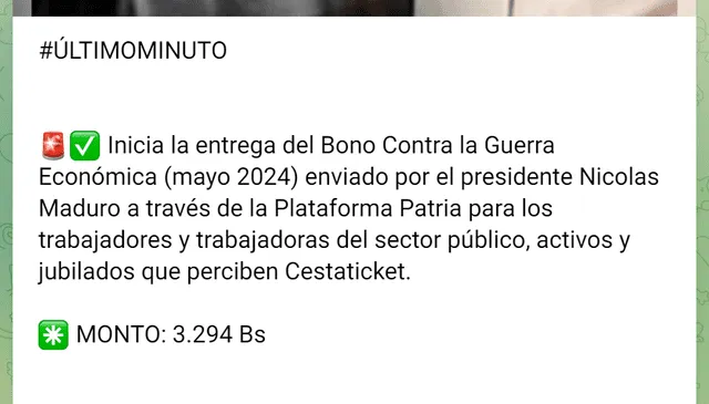 Bono de Guerra para trabajadores públicos junio 2024 cómo cobrarlo