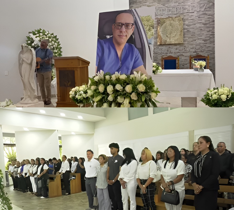 The remains of pediatrician Enrique Espinal were buried