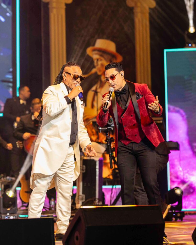 Krisspy performs at the Gran Teatro del Cibao