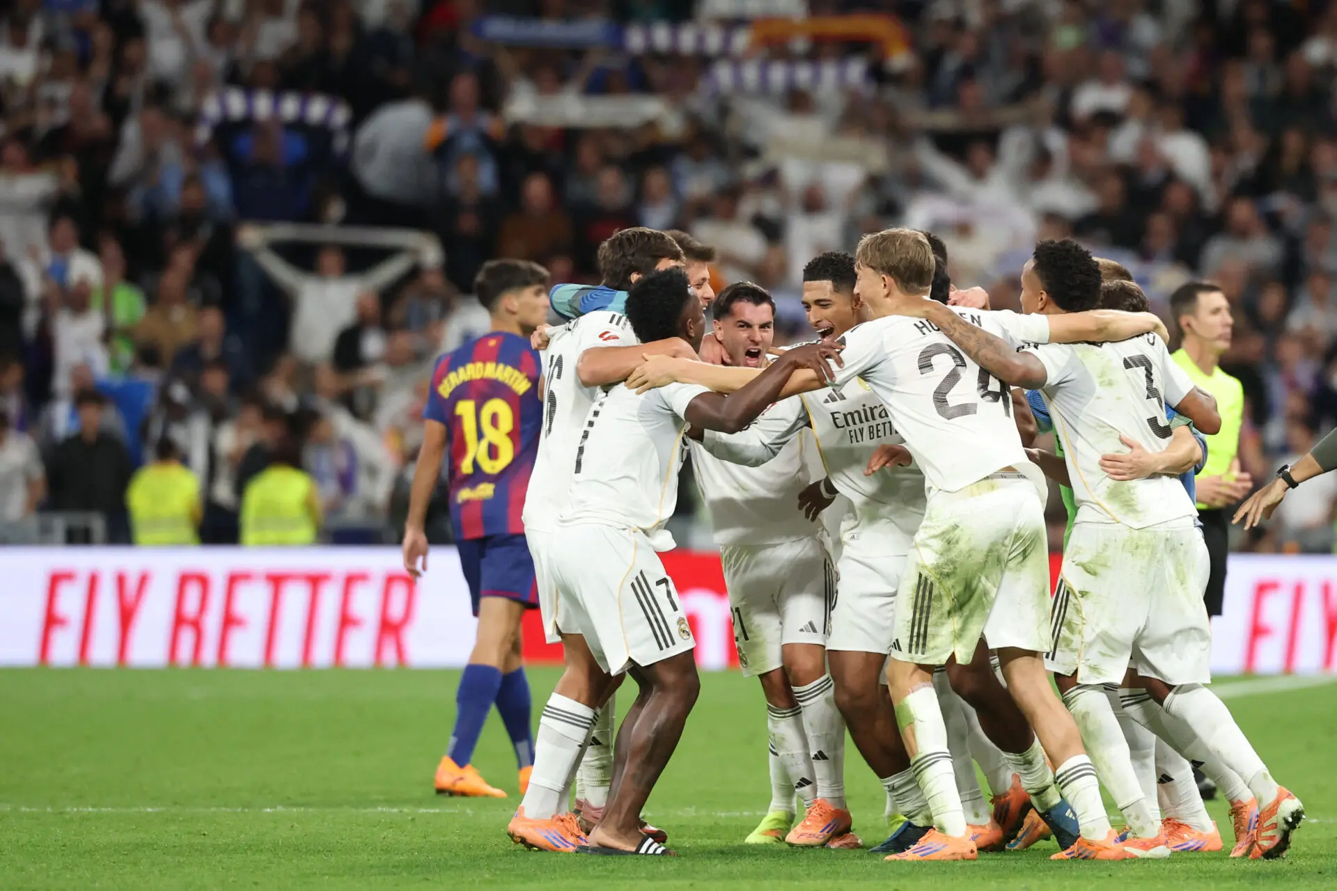 Real Madrid gana 2-1 el Clásico al Barcelona