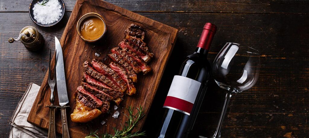 Carne roja a la parrilla