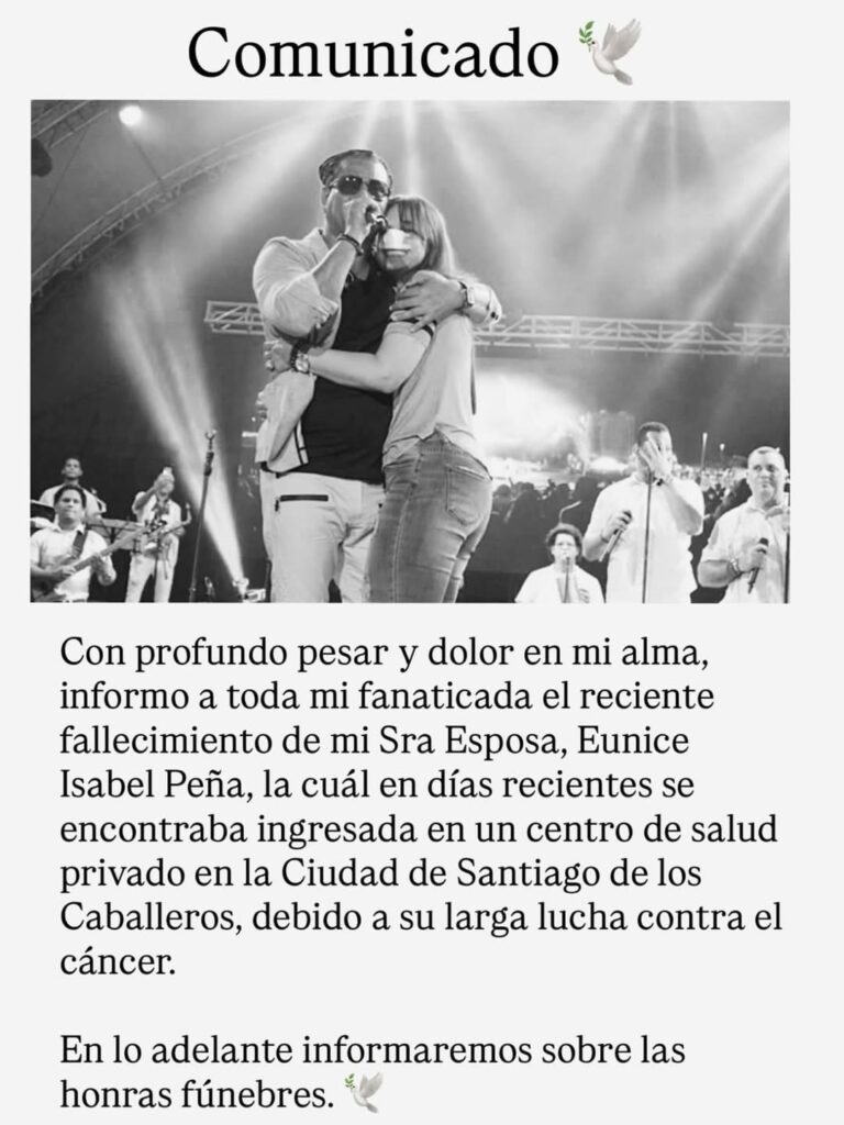 Comunicado publicado en sus redes sociales