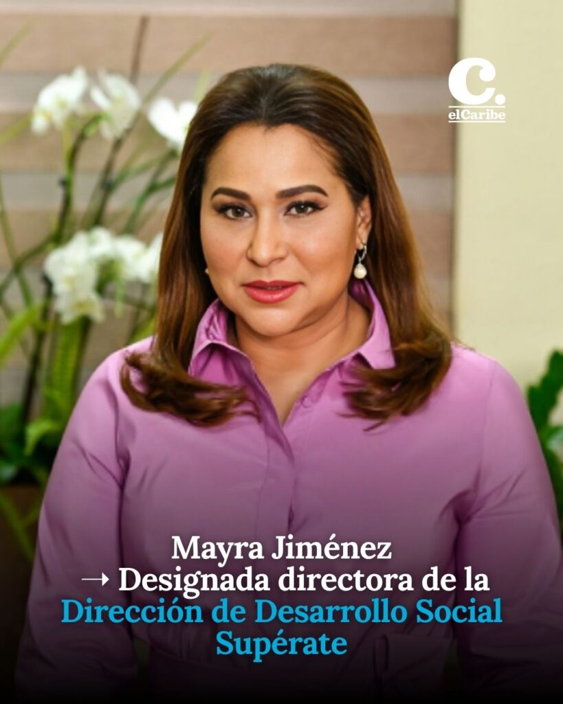 Mayra Jiménez como directora de la Dirección de Desarrollo Social Supérate