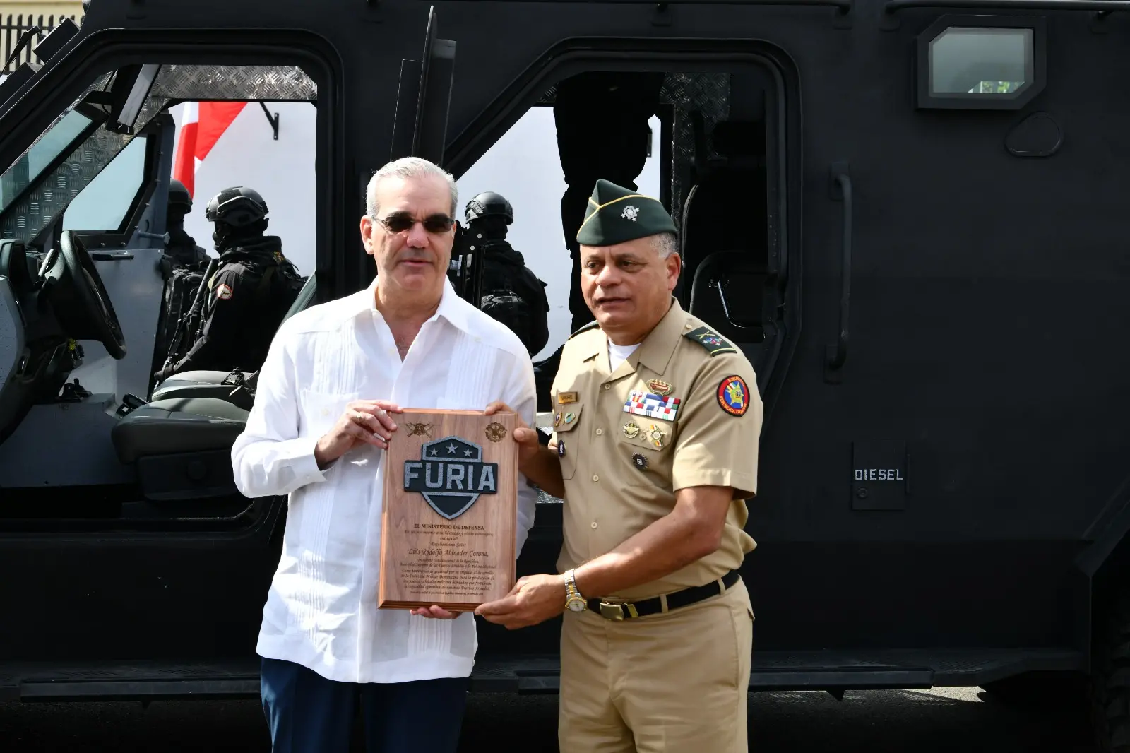 FURIA es el primer vehículo blindado hecho en RD. Foto: Félix de la Cruz / El Caribe