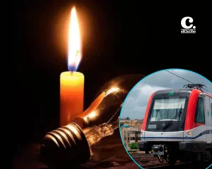Usuarios reportan fallas eléctricas en la Línea 2 del Metro de Santo Domingo