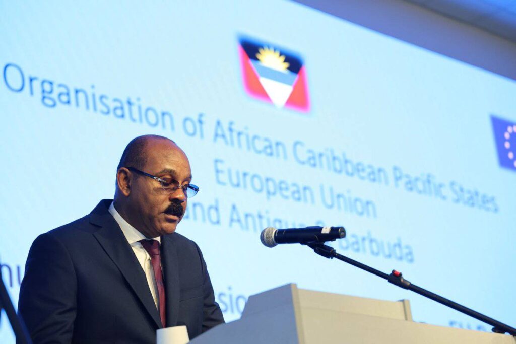 El primer ministro de Antigua y Barbuda, Gaston Browne