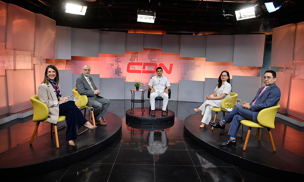 Jhael Isa Tavárez durante la entrevista especial de elCaribe-CDN, canal 37.