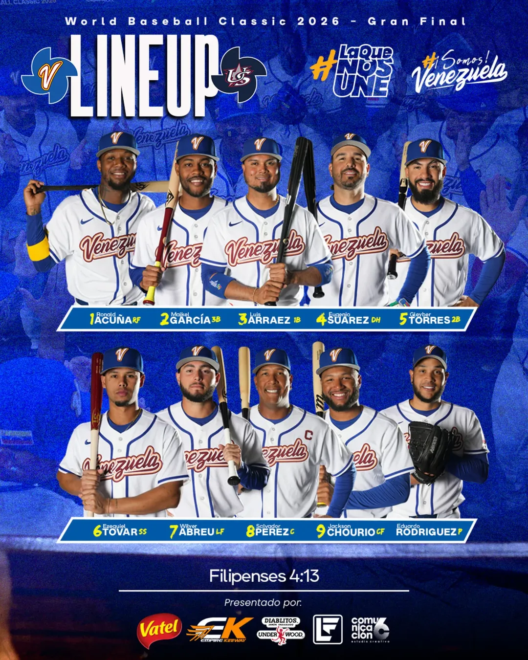 Venezuela vs. EE. UU EN VIVO: sigue aquí la final del Clásico Mundial 2026