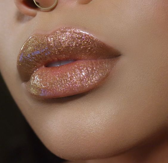 Frosted lips