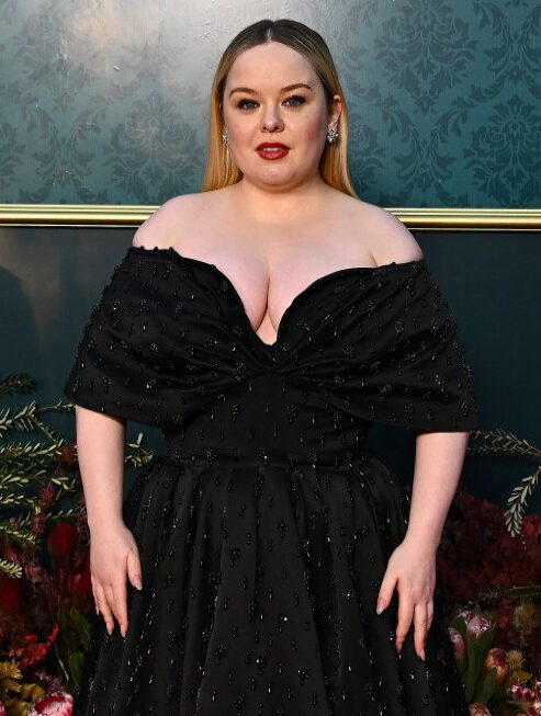 Nicola Coughlan Richard Quinn vestido negro