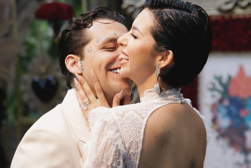 Christian Nodal y Ángela Aguilar