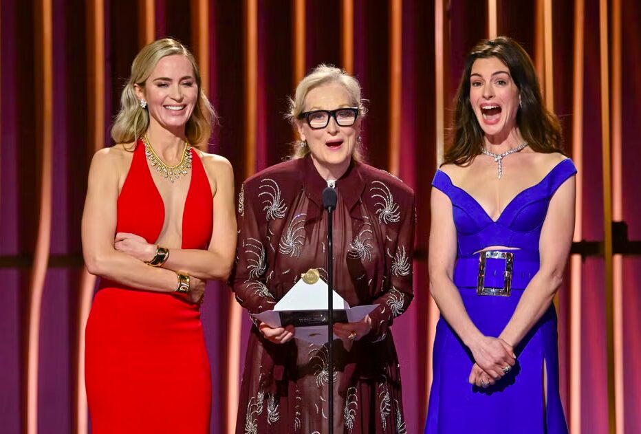 Emily Blunt, Meryl Streep y Anne Hathaway