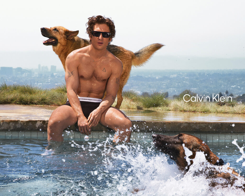 Jeremy para Calvin Klein