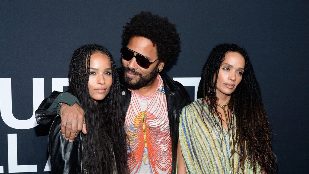 Zoe Kravitz y sus padres