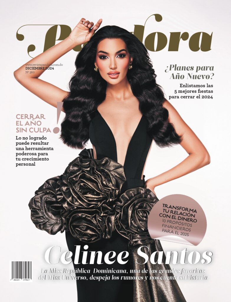 Celinee Santos portada revista Pandora diciembre 2024
