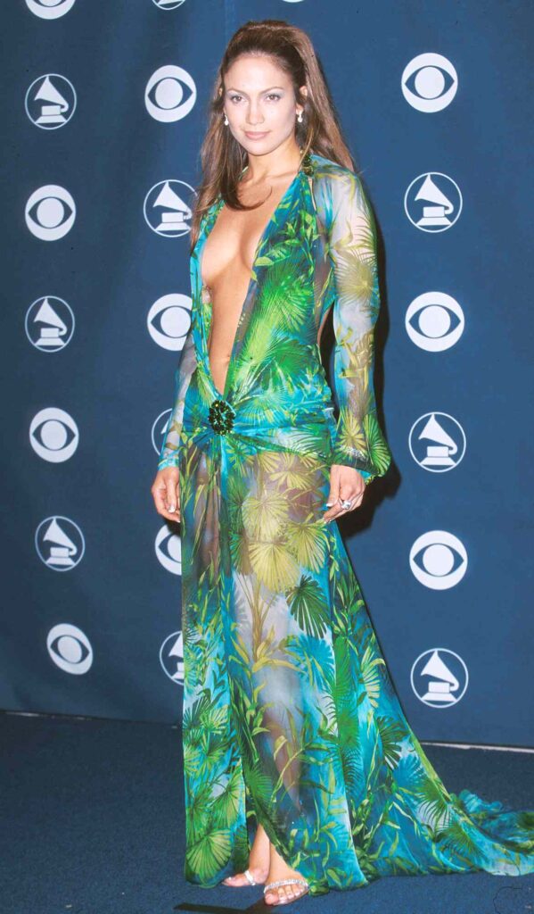 Donatella Versace jungle dress