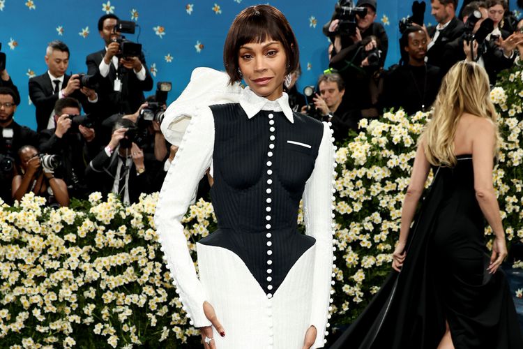 Zoe Saldaña met gala 2025