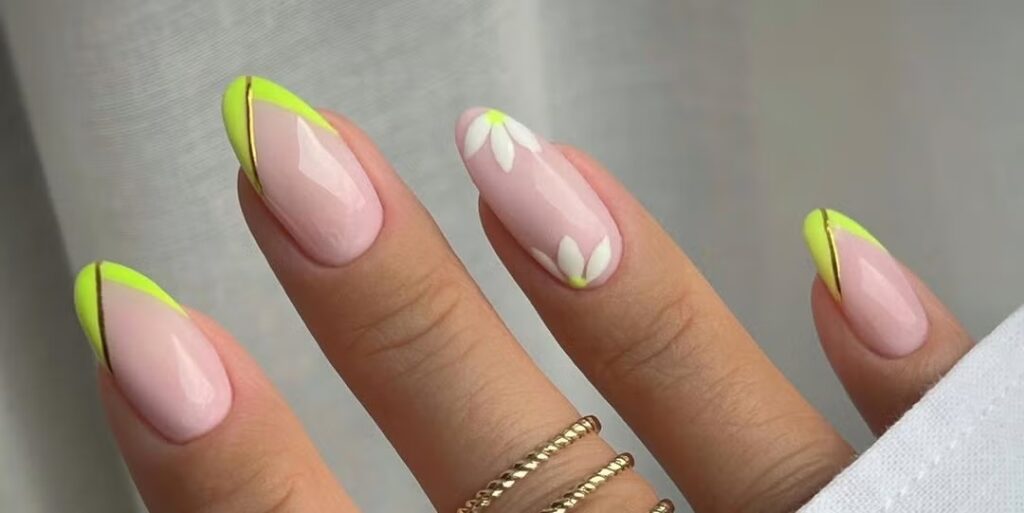 Uñas verde lima