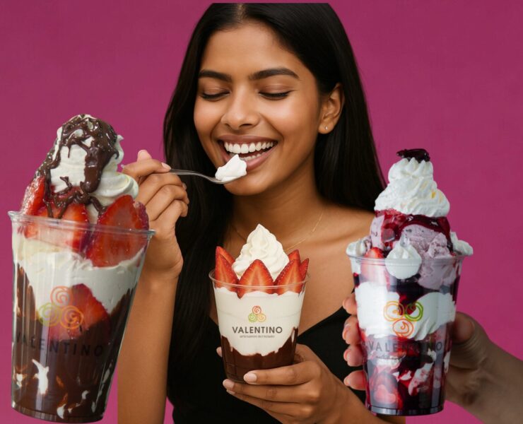 Fresas con crema