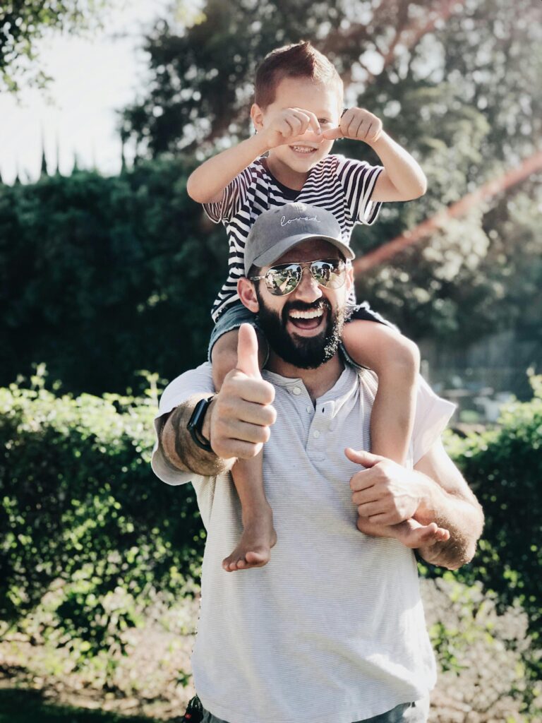 papa e hijo