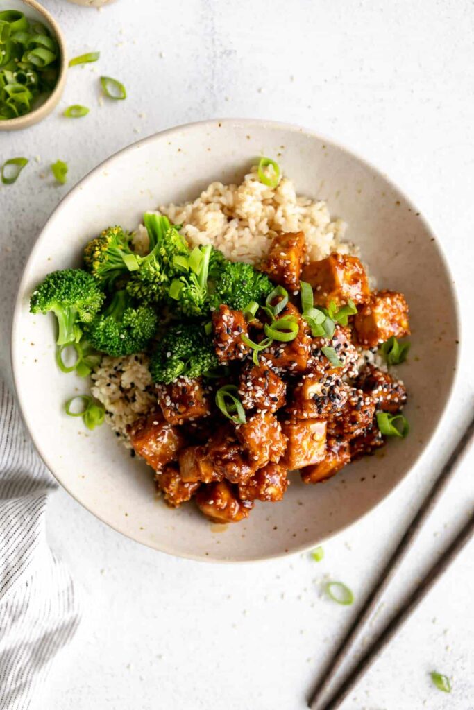 Tofu sesame