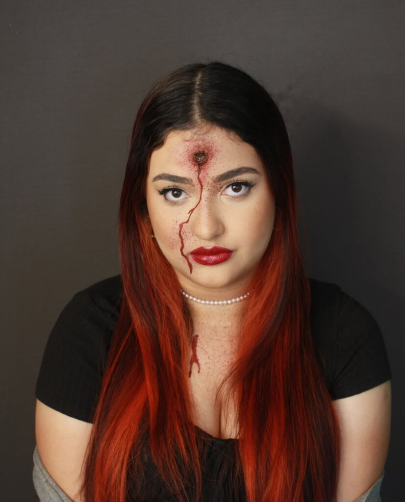Maquillistas dominicanos Halloween surreal