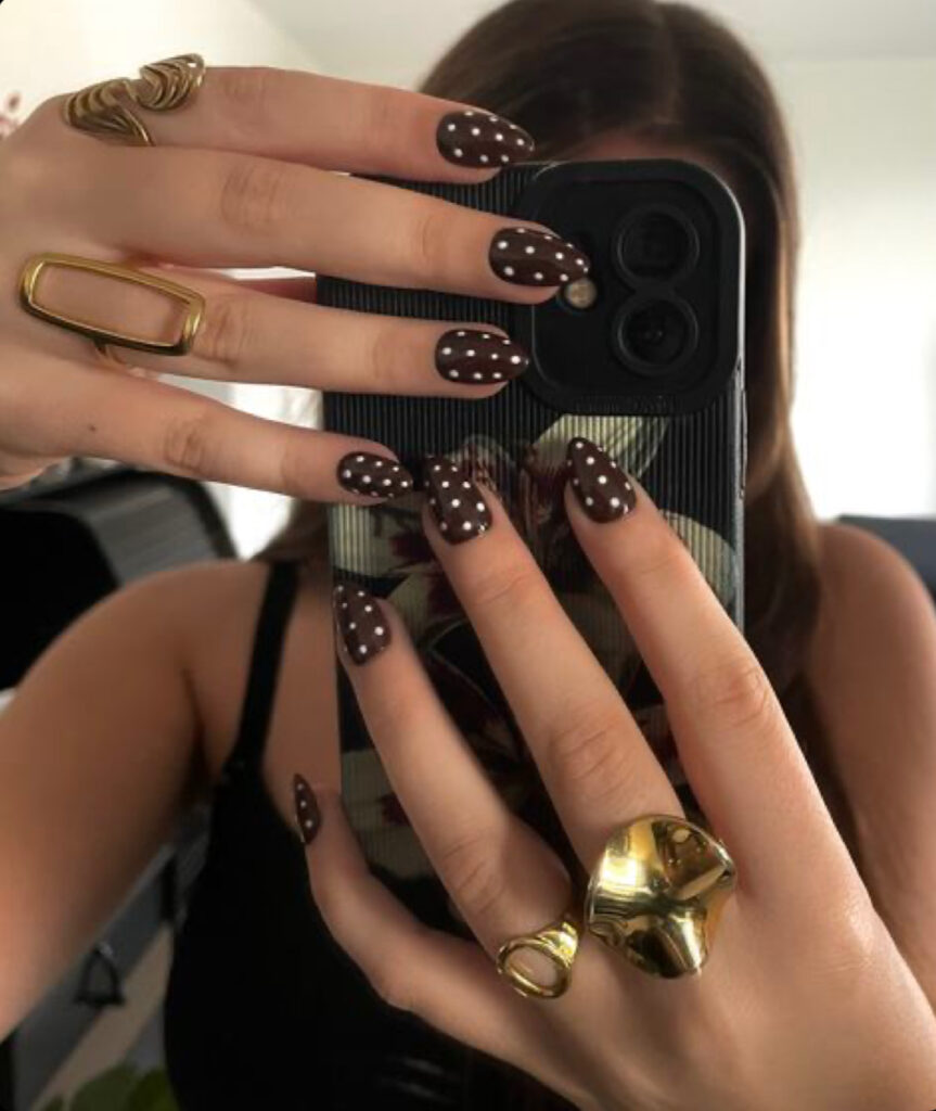 Estilos de uñas Polka dots