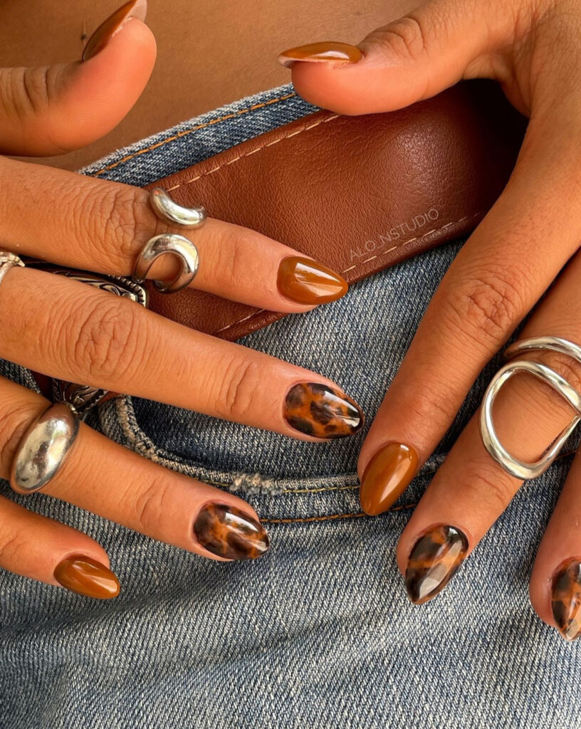 Estilos de uñas Animal print