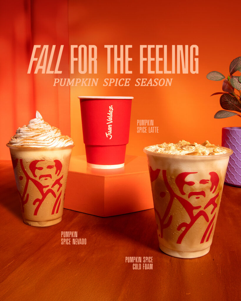 bebidas otoñales Pumpkin Spice Juan Valdez