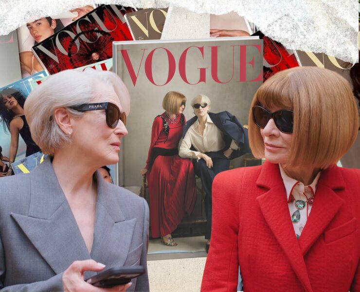 Anna Wintour y Miranda Presley